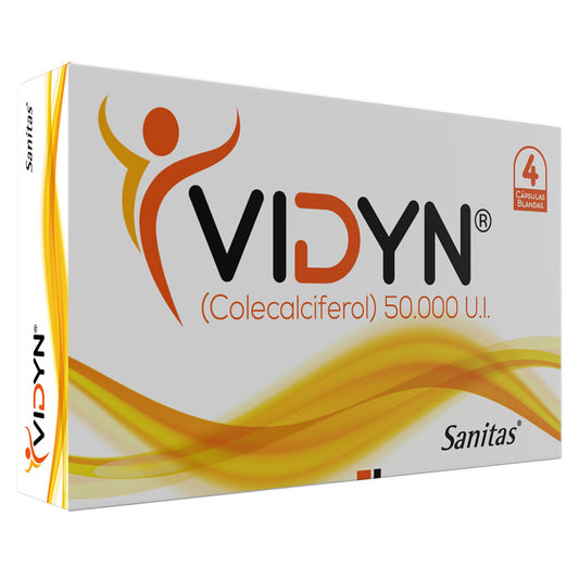 Vidyn Cápsulas Bla 50.000 Ui x 4 (Vitamina D3)