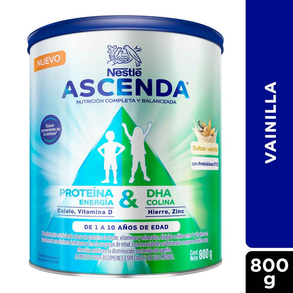 Ascenda Vainilla Polvo x 800G (Leches Y Formulas)