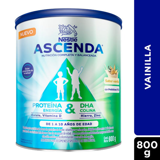 Ascenda Vainilla Polvo x 800G (Leches Y Formulas)