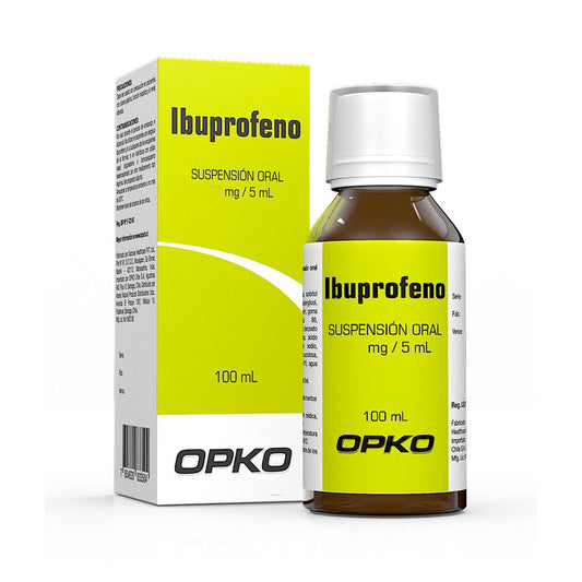 Ibuprofeno Sus 200 mg/5 ml x 100 ml Opko
