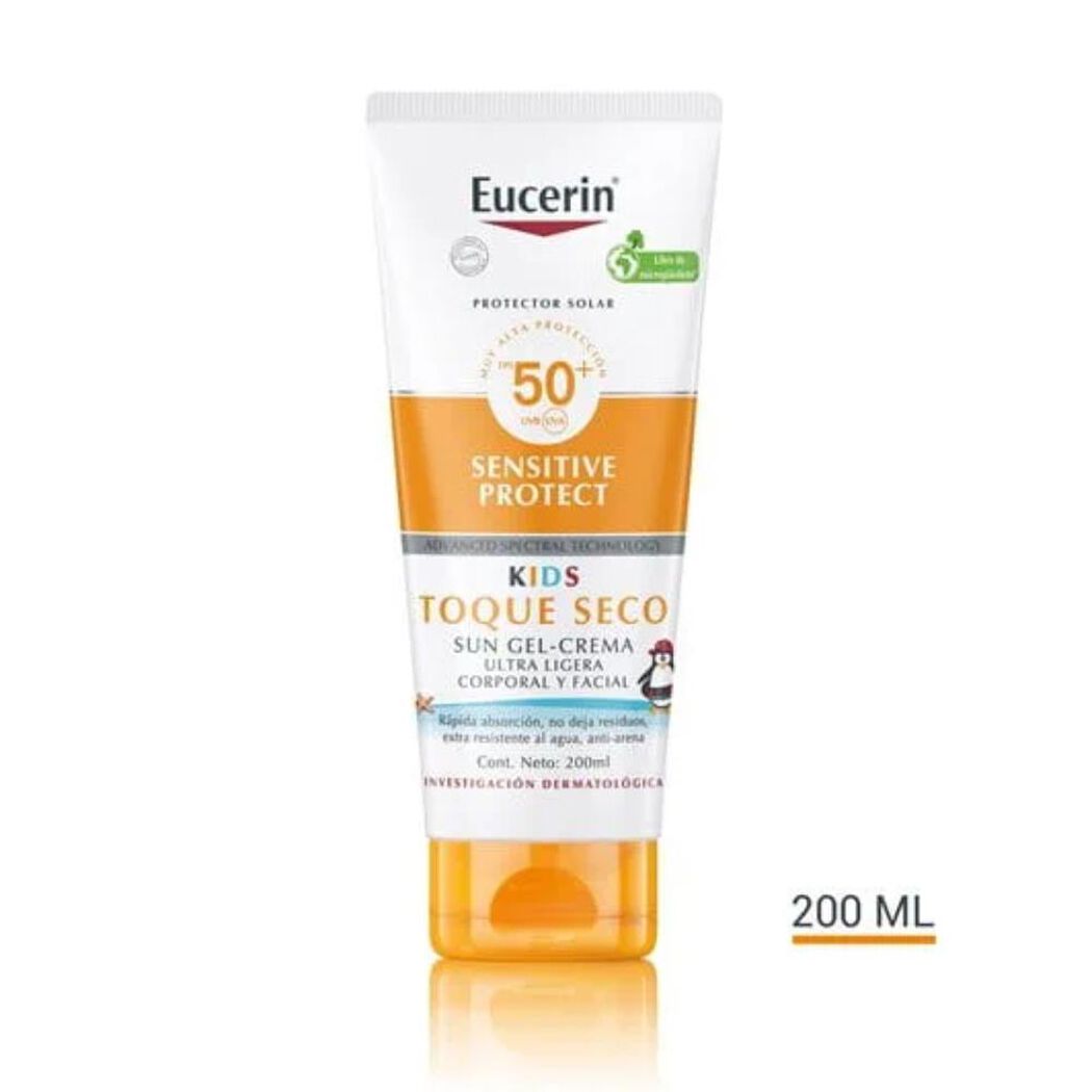 Eucerin Sun Body Spray Toque Seco Sensitive Protect Fps 50+ x 200 ml