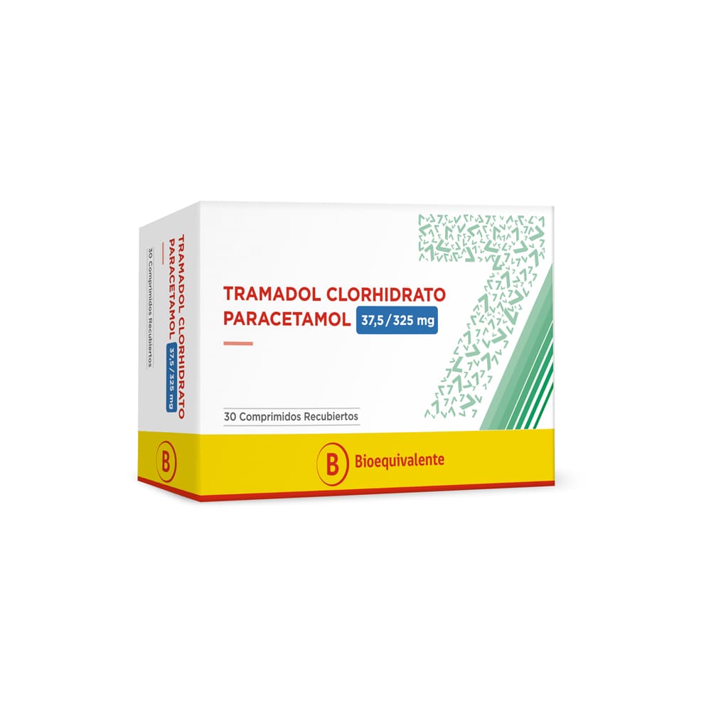 Tramadol+Paracetamol Comprimidos 37,5/325 mg x 30 Chile