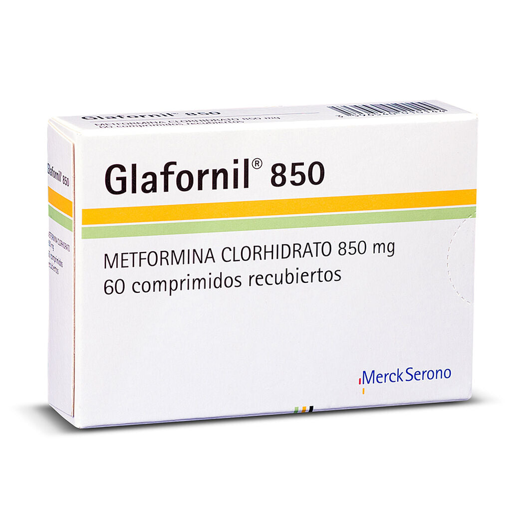 Glafornil Comprimidos 850 mg x 60 (Metformina)