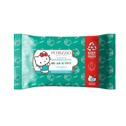 Toallitas Desmaquillantes Kitty Pepino x 25 Unidades Petrizzio (Desmaquillante Y Limpieza)