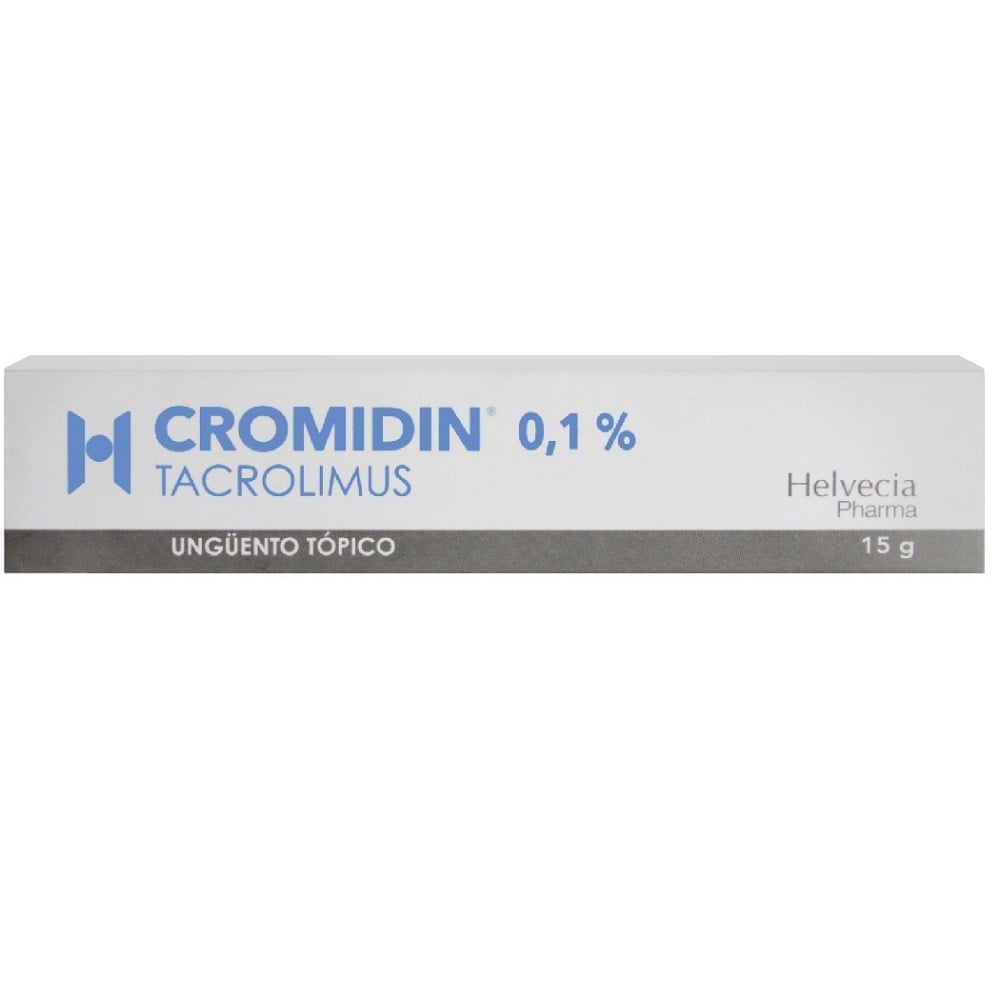 Cromidin Ungüento 0,1% x 15 Gr (Tacrolimus)