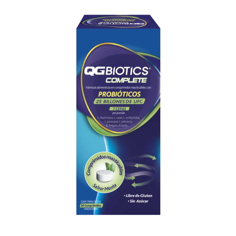 Qg Biotics Complete Masticables 25 Ufc x 30 Unidades (Probioticos)