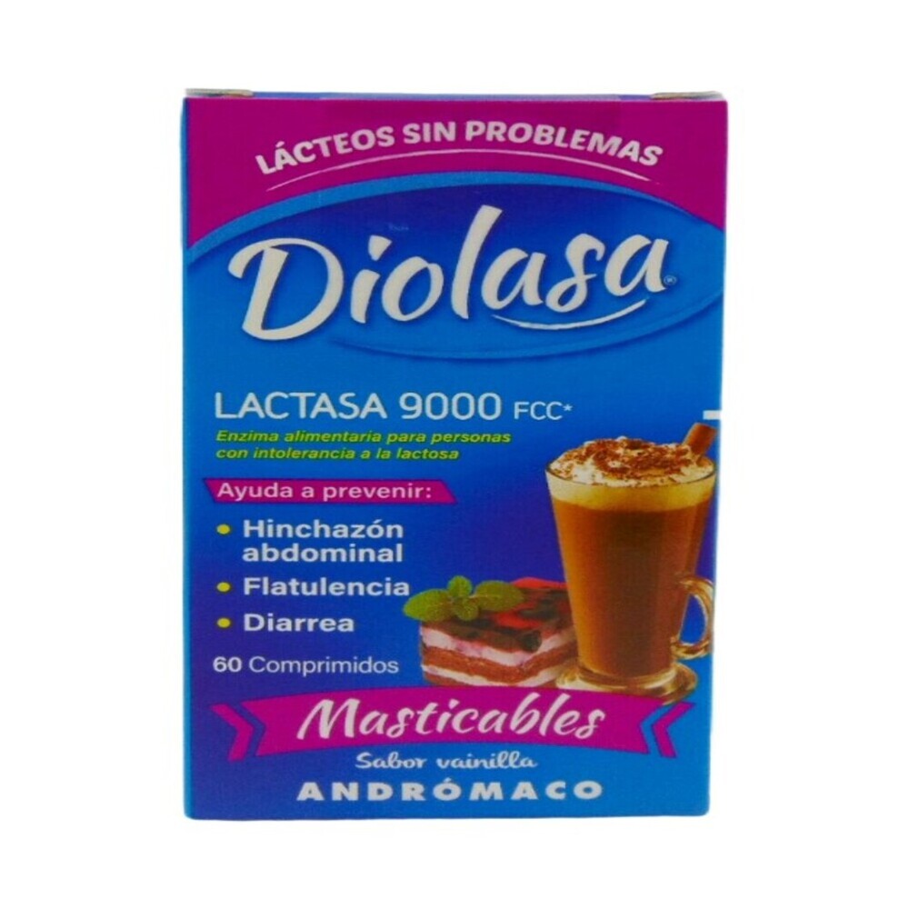 Diolasa Vainilla Comprimidos Mas x 60 (Lactasa)