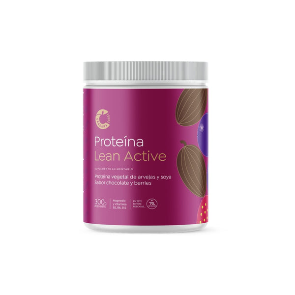 Proteina Lean Active Chocolate Berries 900Gr Cascara Foods