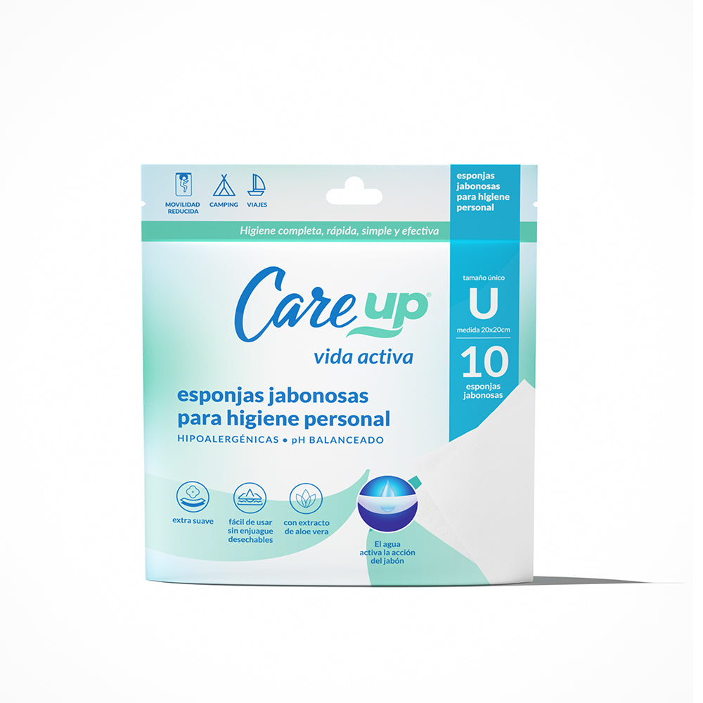 Care Up Esponja Jabonosa x 10 Unidades
