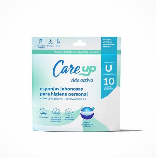 Care Up Esponja Jabonosa x 10 Unidades