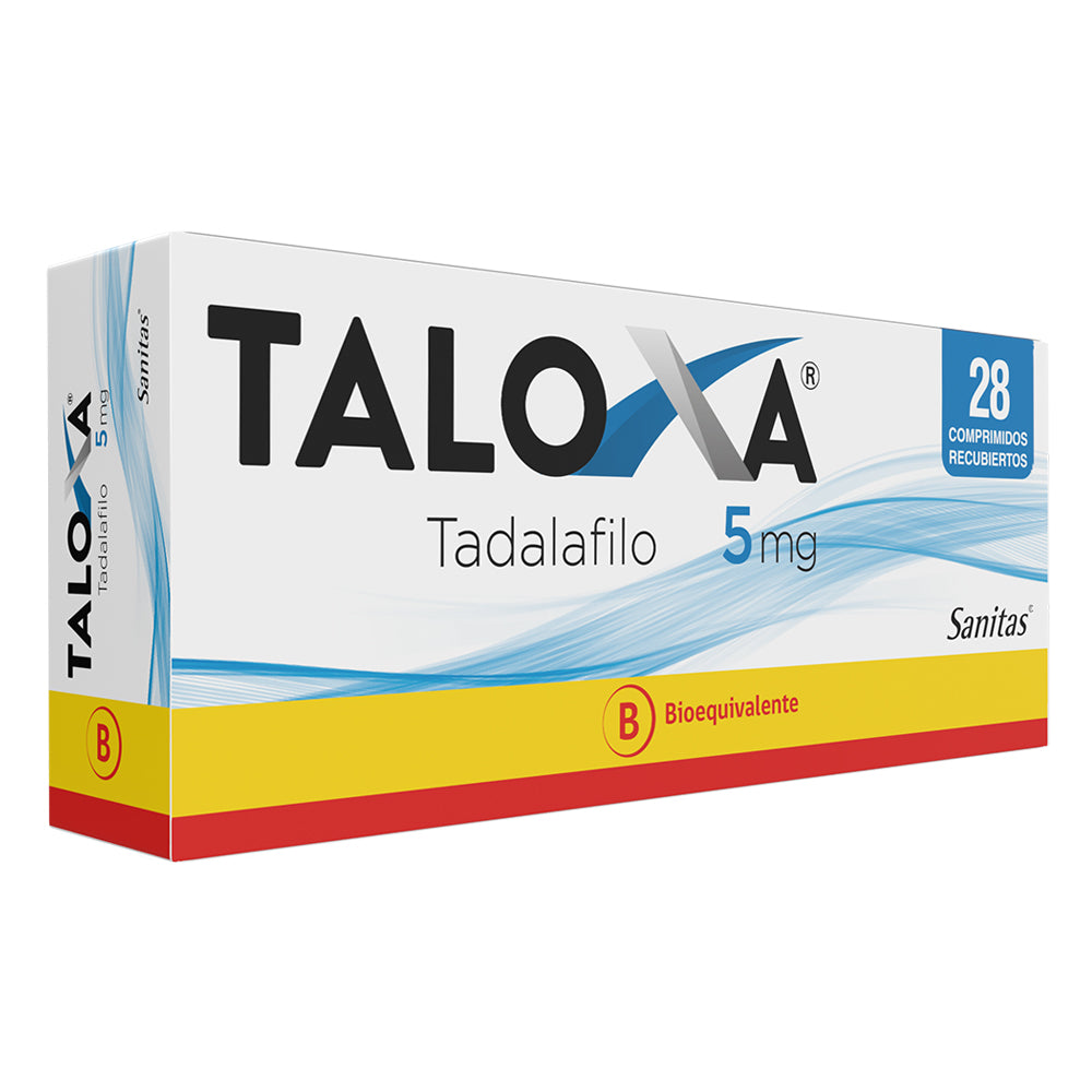 Taloxa Comprimidos 5 mg 28 (Tadalafilo)