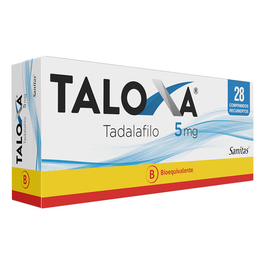 Taloxa Comprimidos 5 mg 28 (Tadalafilo)