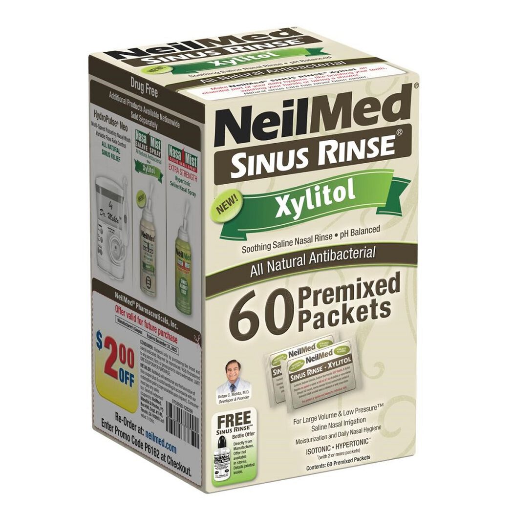 Sinus Rinse Xylitol Recarga x 60 Sobres