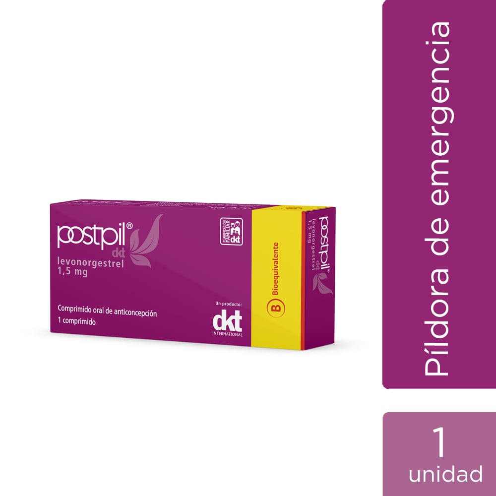 Postpil Comprimidos 1,5 mg x 1 (Levonorgestrel)