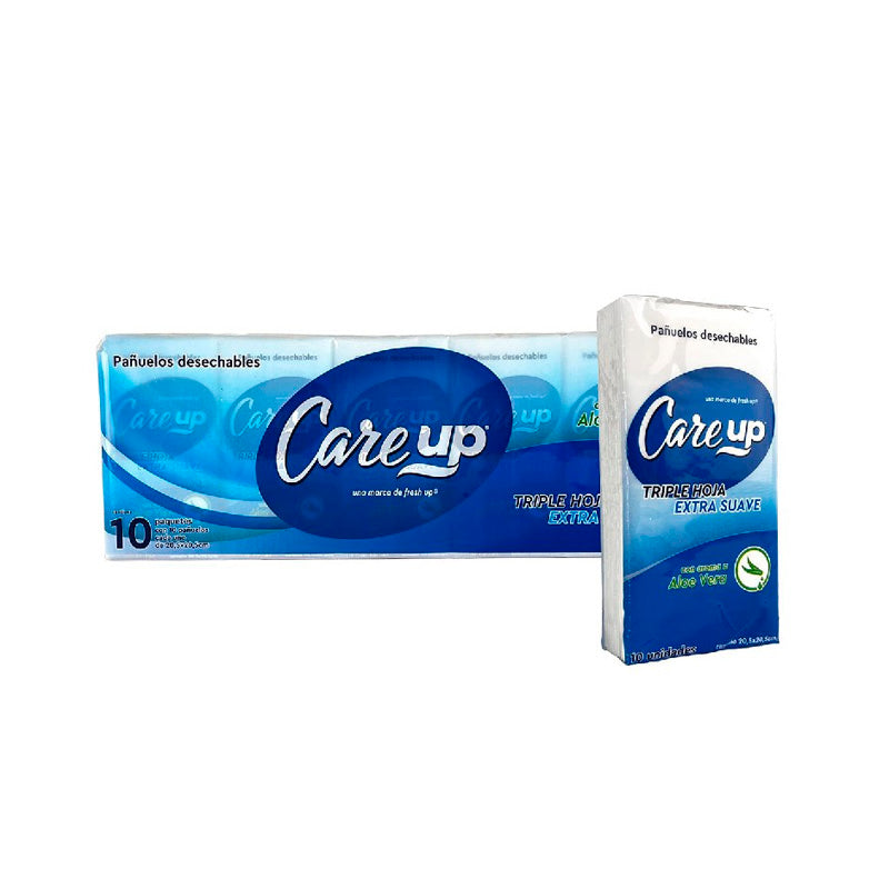 Care Up Pañuelo Desech 90 Hojas Doble x (3 Cajas) (Pañuelos)
