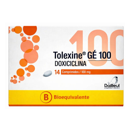 Tolexine Comprimidos 100 mg x 14 (Doxiciclina)