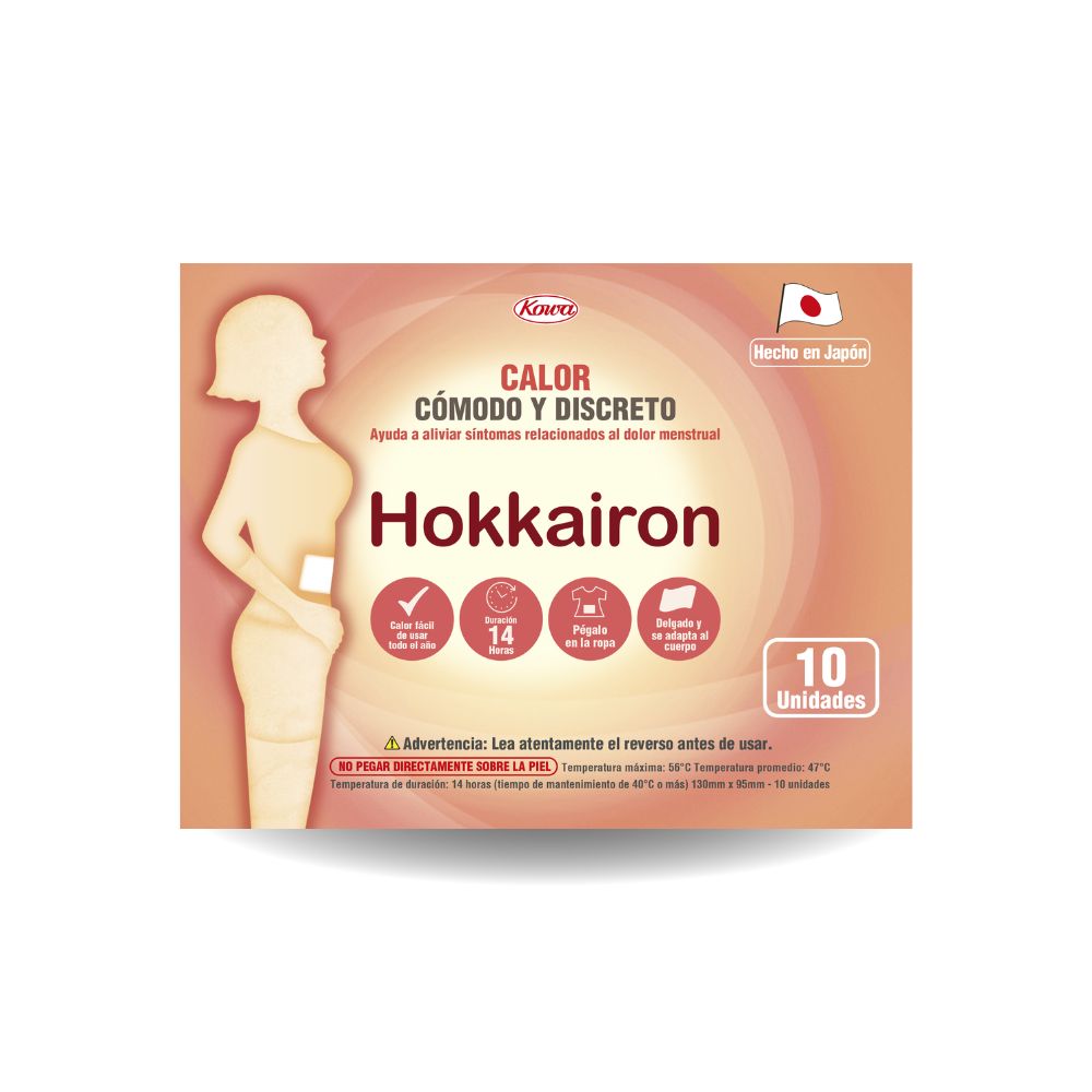Hokkairon Parche Molestias Menstruales x 10 Unidades