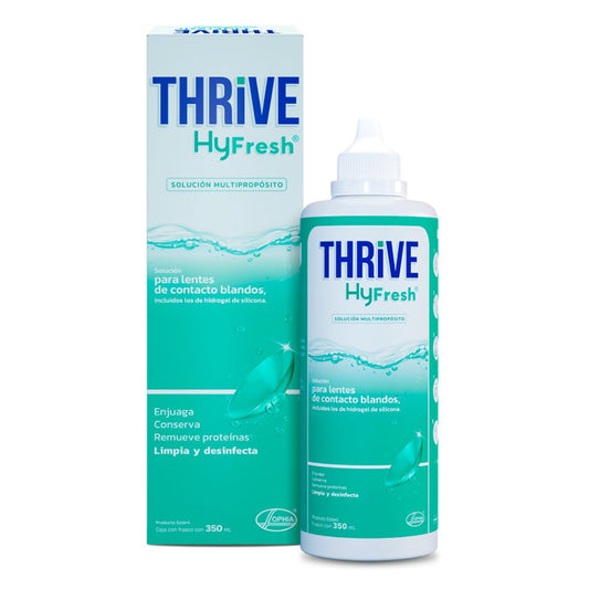 Thrive Hyfresh Solución Limp x 350 ml (Limpiador De Lentes De Contacto Blandos)
