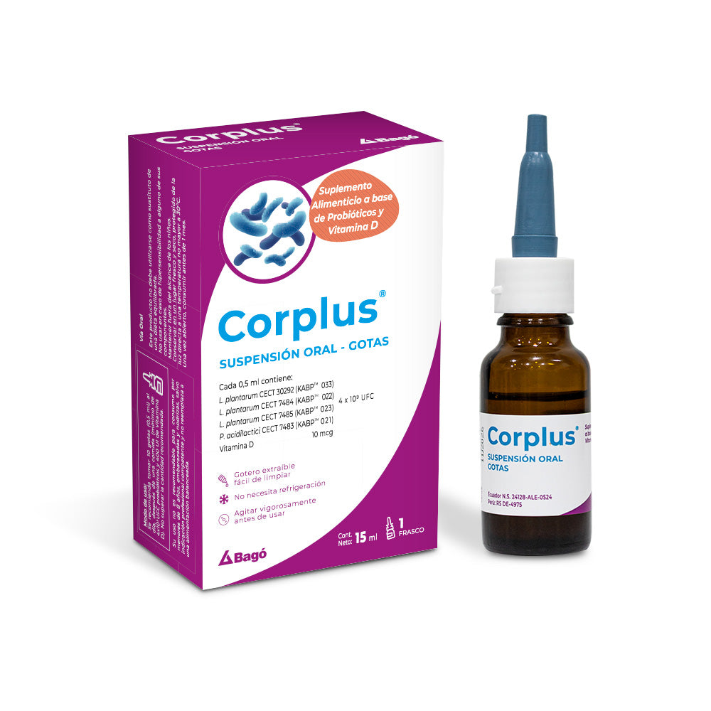 Corplus Gotas x 15 ml (Probiotico/Vitamina D)