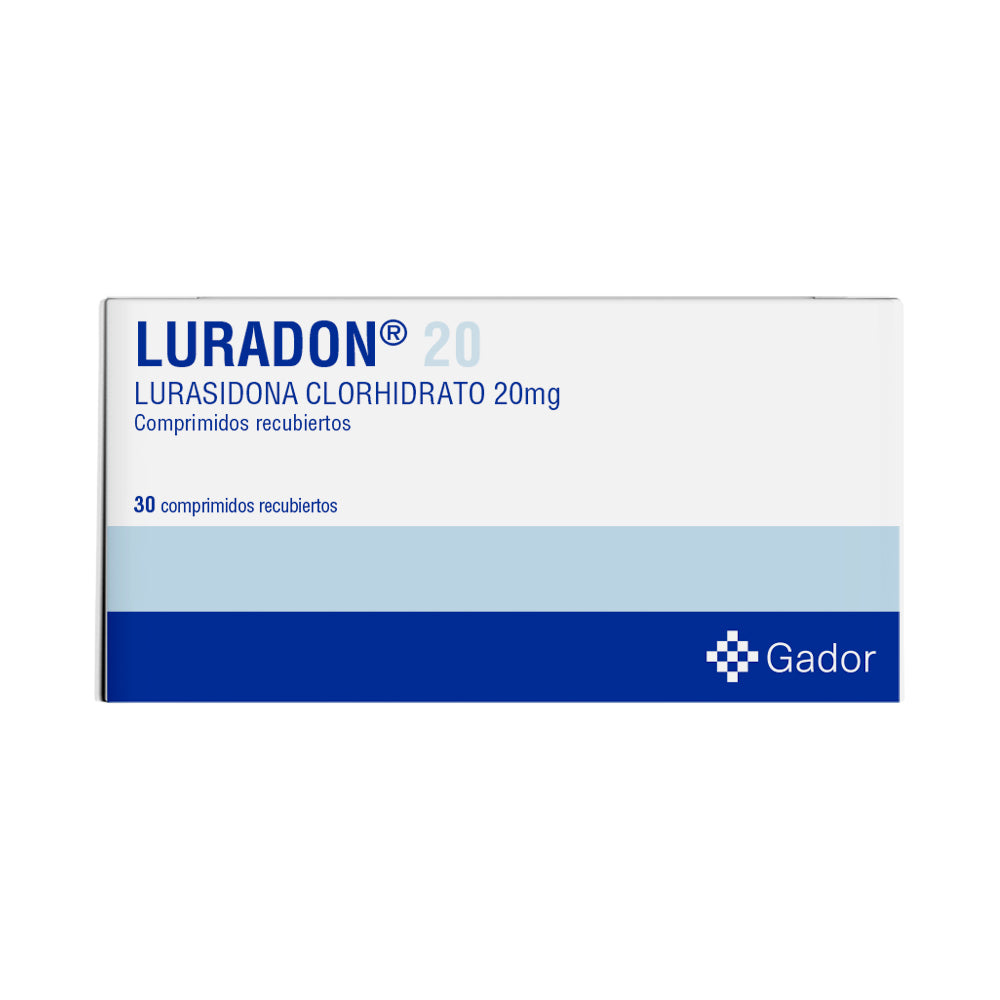 Luradon Comprimidos 20 mg x 30 (Lurasidona)