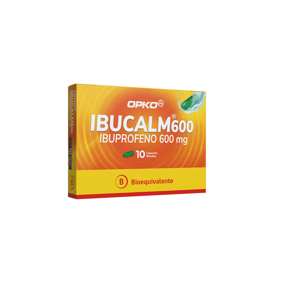 Ibucalm Cápsulas Blandas 600 mg x 10 (Ibuprofeno)