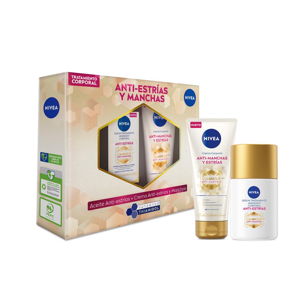 Nivea Luminous 630 Antimanchas Body Serum x 100 ml + Crema 200 ml