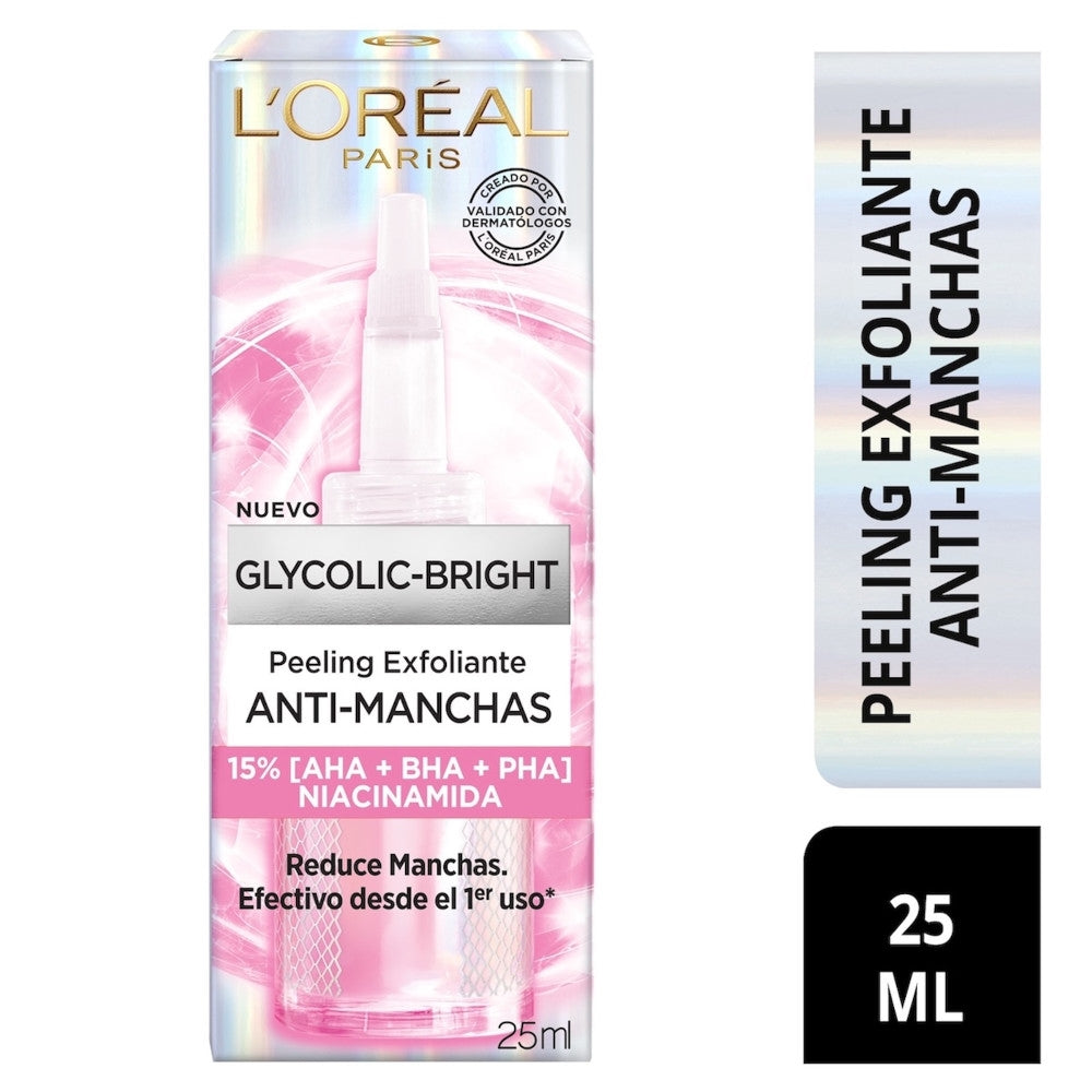 Loreal Exfoliante Peeling Glycolic x 25 ml