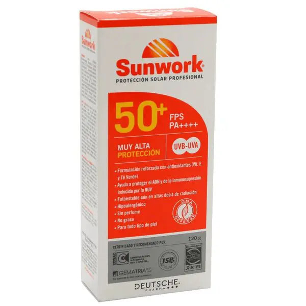 Sunwork Daily Fps50+ x 120 Gr (Proteccion Solar)