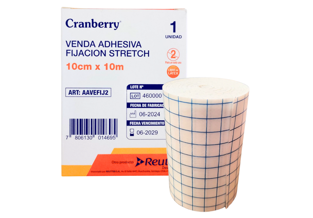 Cranberry Venda Adhesivo Fijacion Stretch 5 Cm x 10 Metros