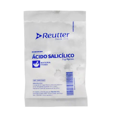 Acido Salicilico x 5 Gr (Caj x 25) Reutter