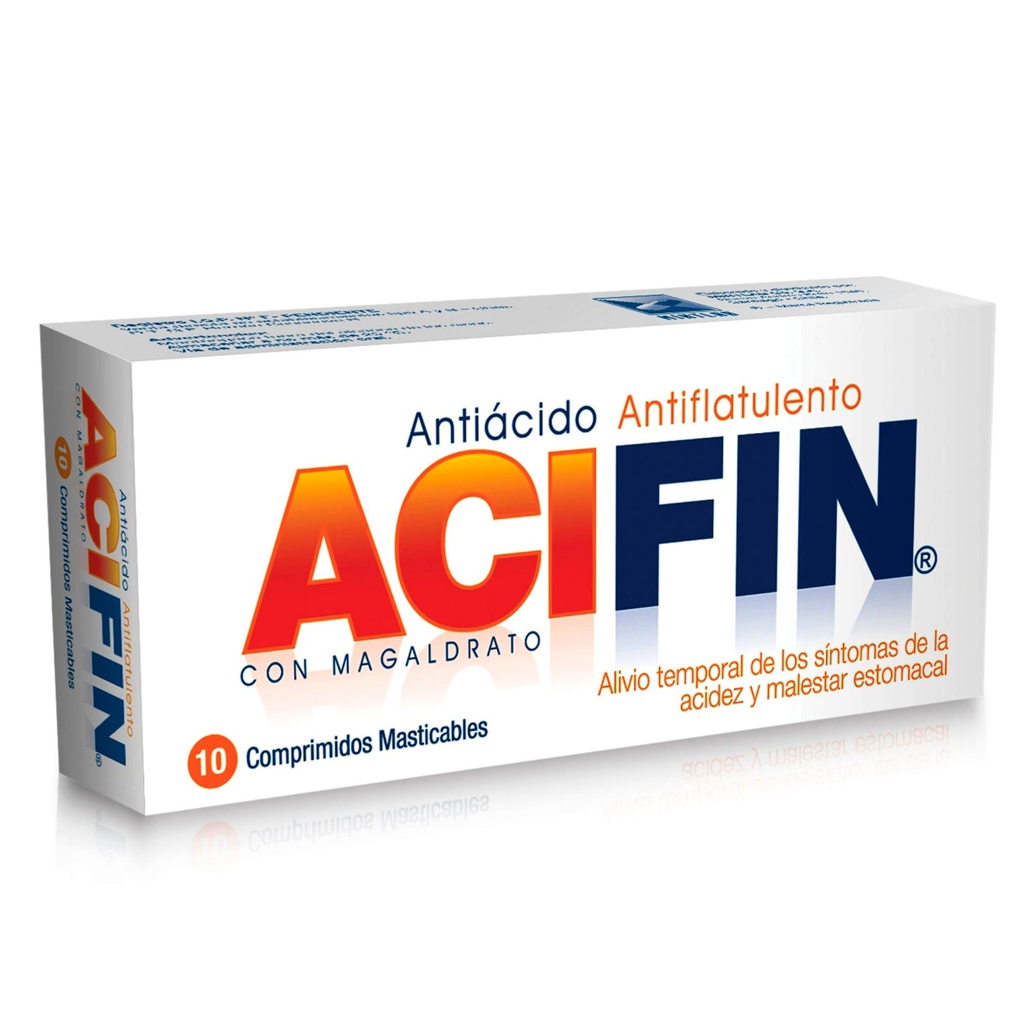 Acifin Comprimidos Mast x 10 (Magaldrato / Simeticona)