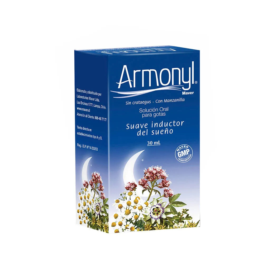 Armonyl Noche Gotas x 30 ml (Manz) (Pasiflora/Valeriana/Manzanilla)