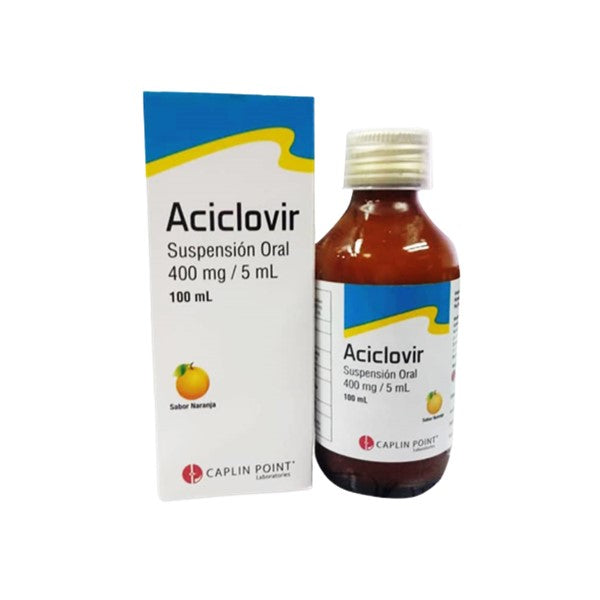 Aciclovir Sus Oral 200mg/5ml x 100 ml Caplin