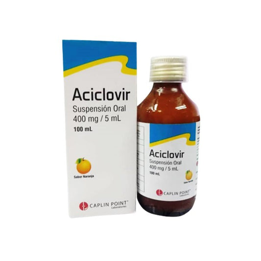 Aciclovir Sus Oral 200mg/5ml x 100 ml Caplin
