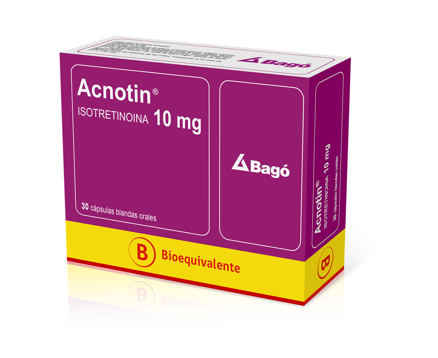 Acnotin Cápsulas 10 mg x 30 (Isotretinoina)