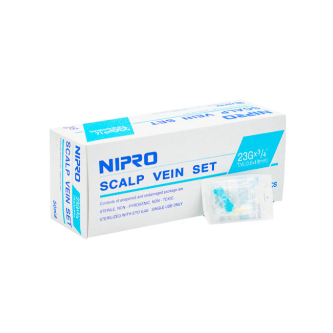 Mariposa 23 G x 3/4 x 50 Unidades Nipro (Scalp)