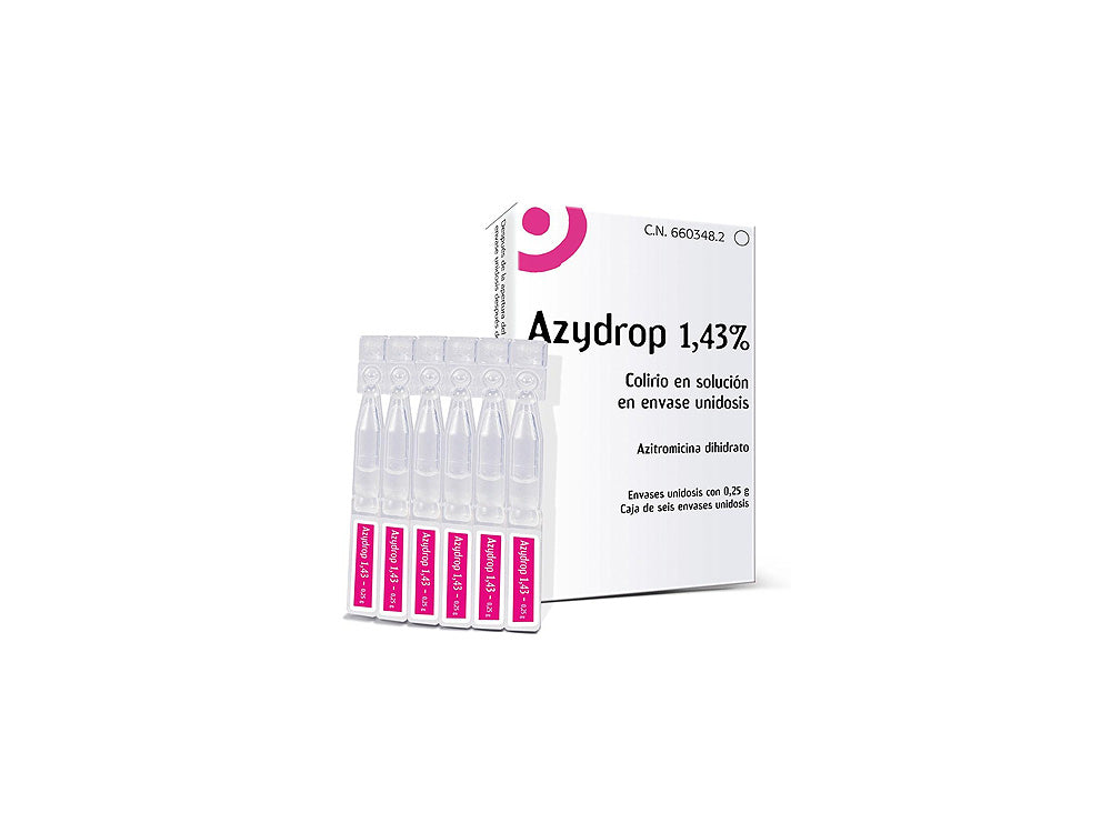 Azydrop Solución Oftálmica 1,43% Amp x 6 (Azitromicina)