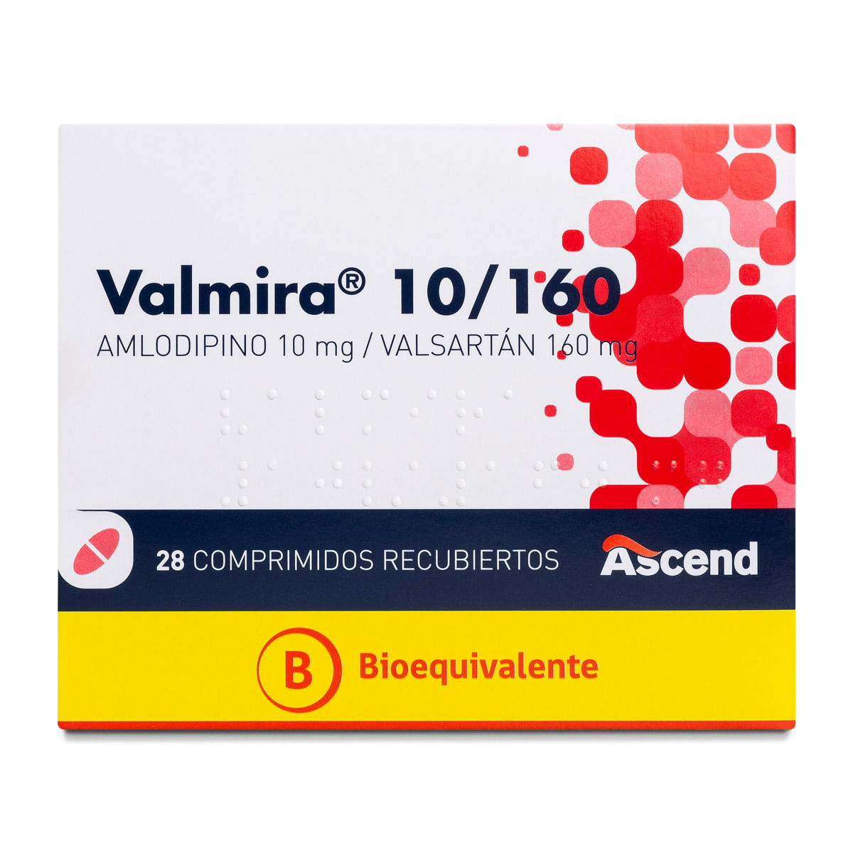 Valmira Comprimidos 10/160 mg x 28 (Valsartan/Amlodipino)