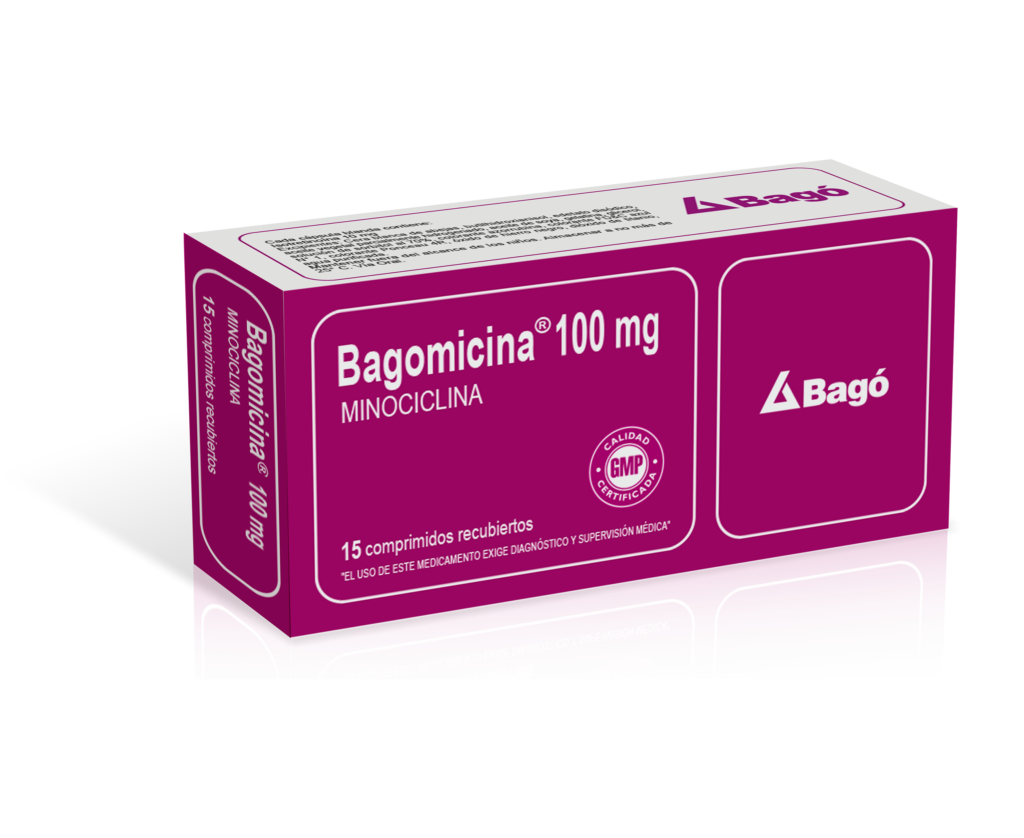 Bagomicina Comprimidos 100 mg x 15 (Minociclina)
