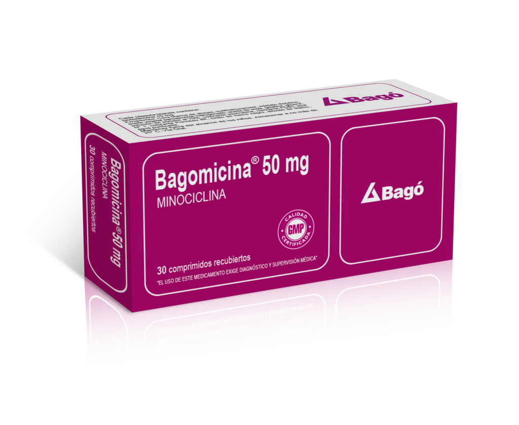 Bagomicina Comprimidos 50 mg x 30 (Minociclina)