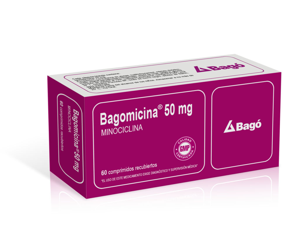 Bagomicina Comprimidos 50 mg x 60 (Minociclina)