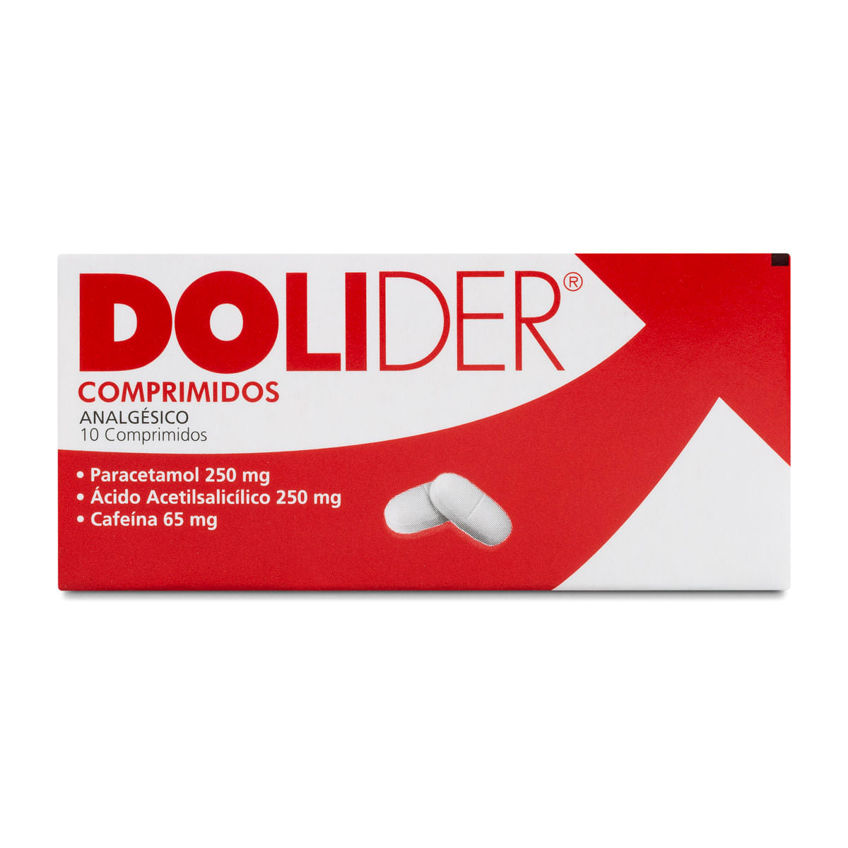 Dolider Comprimidos x 10 (Ac. Acetilsalic/Cafeina/Paracetamol)