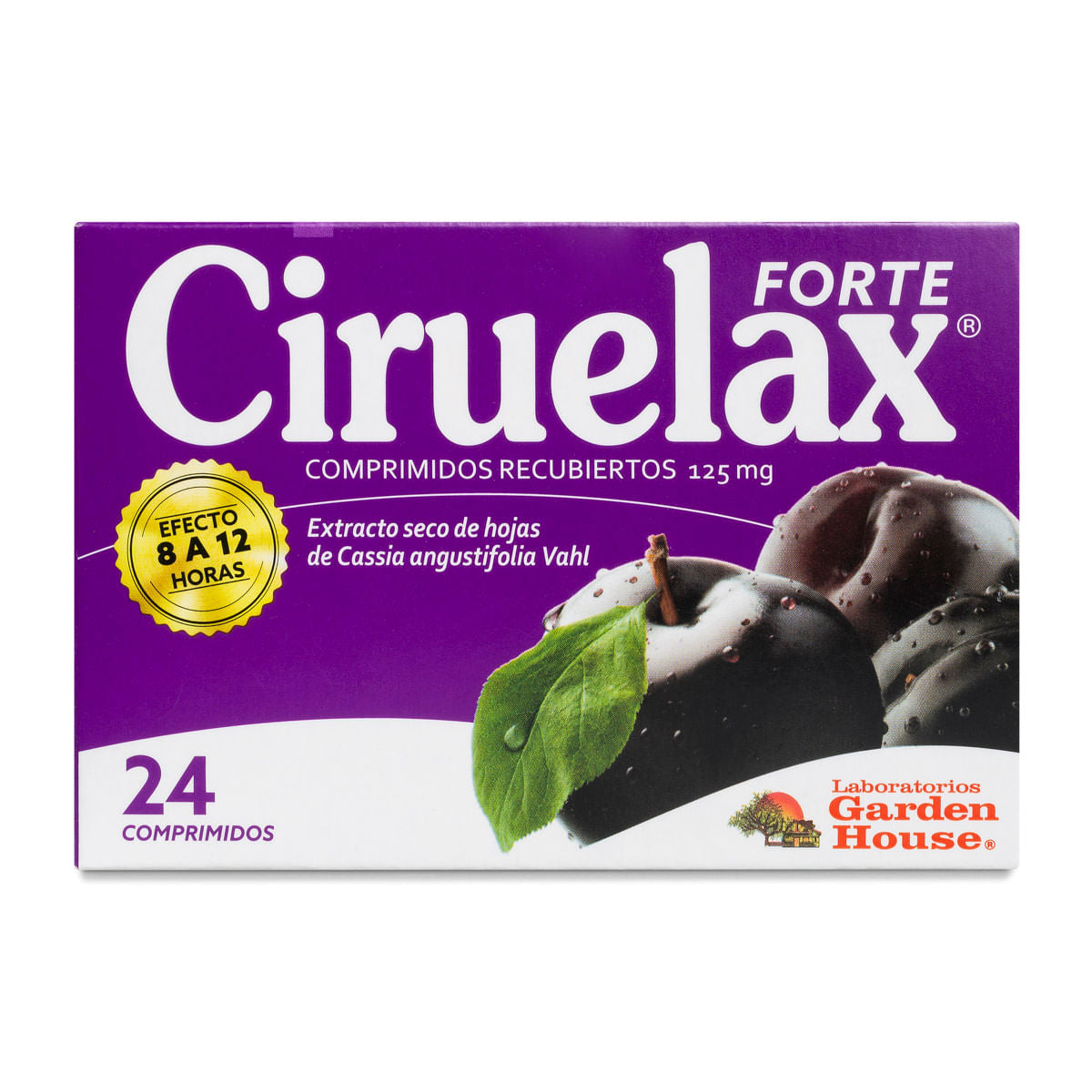 Ciruelax Minitab Comprimidos 75 mg x 20 (Cassia Angustifolia/Sen Alejandria)
