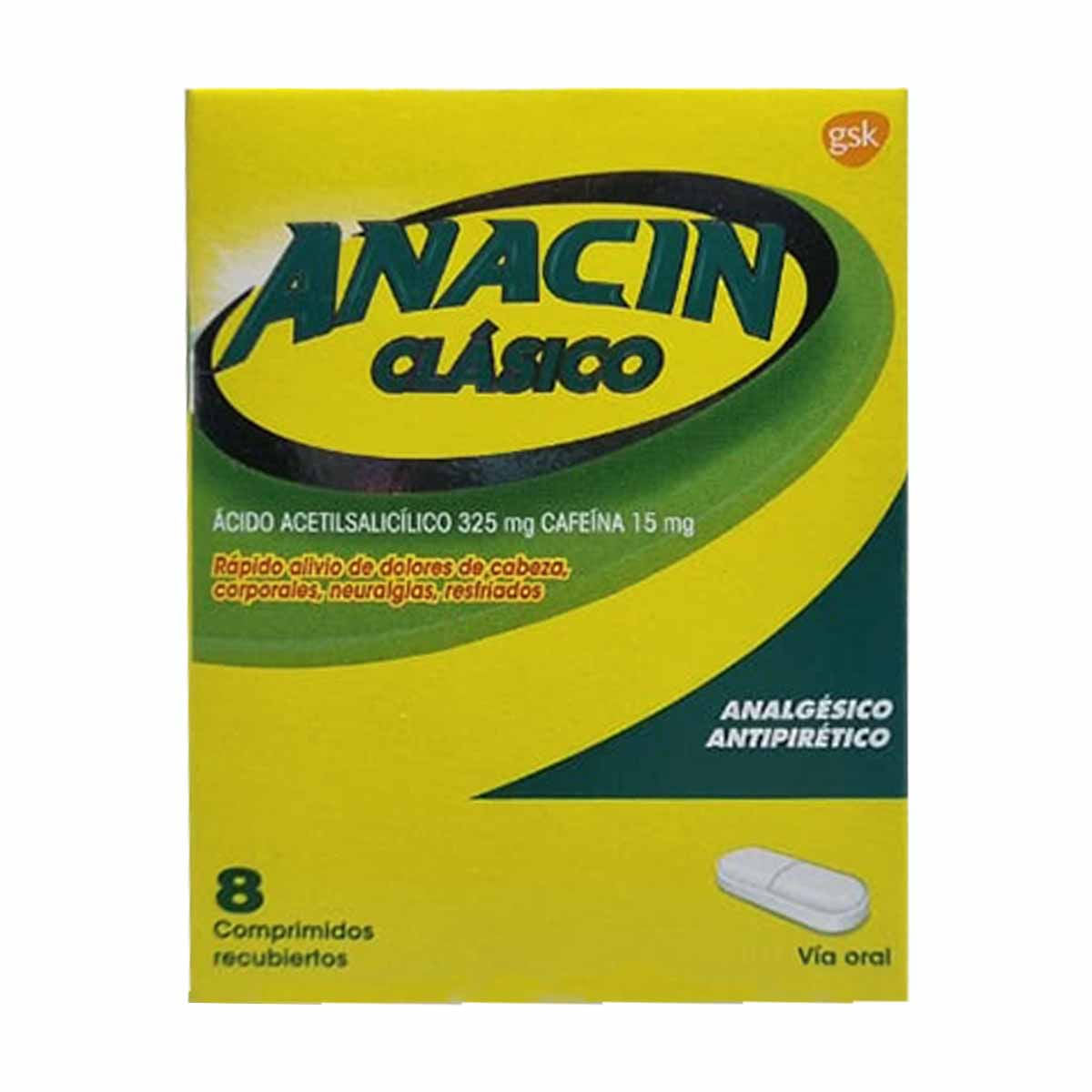 Anacin Max Comprimidos x 32 (Acido Acetilsalicilico / Cafeína)