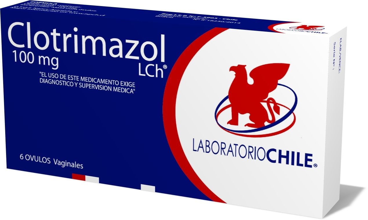 Clotrimazol Ovu 100 mg x 6 Chile