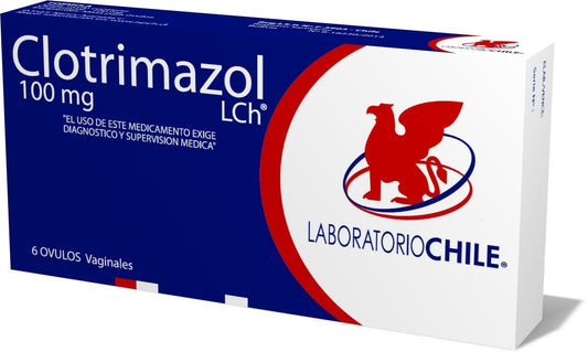 Clotrimazol Ovu 100 mg x 6 Chile
