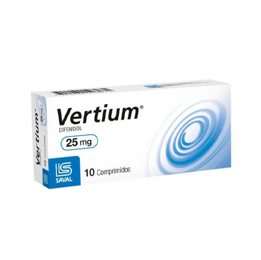 Vertium Comprimidos 25 mg x 10 (Difenidol)