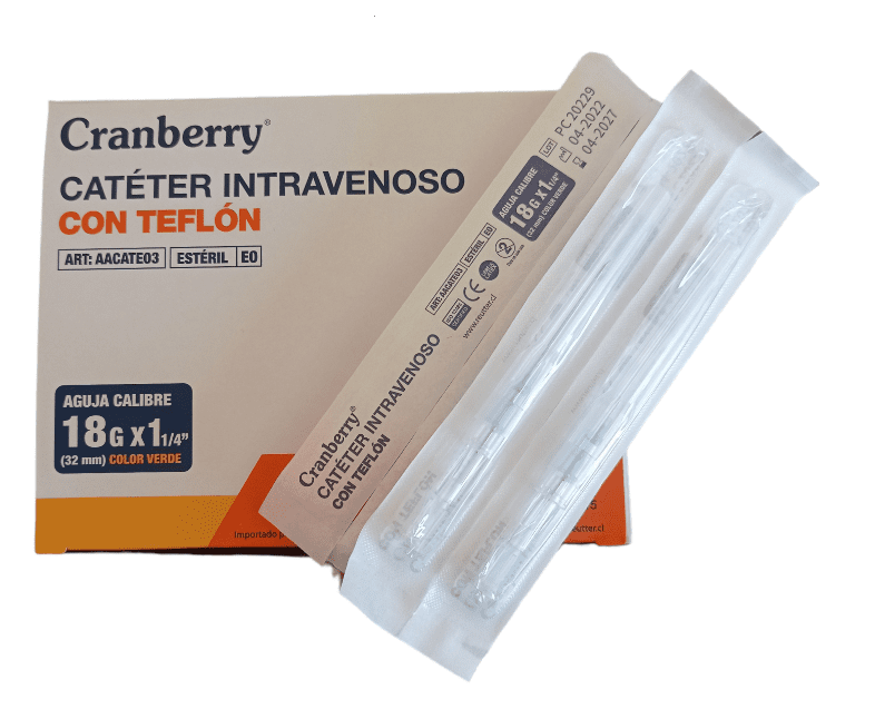 Cateter Intravenoso 18G x 1 1/4 32 Mm x 50 Unidades