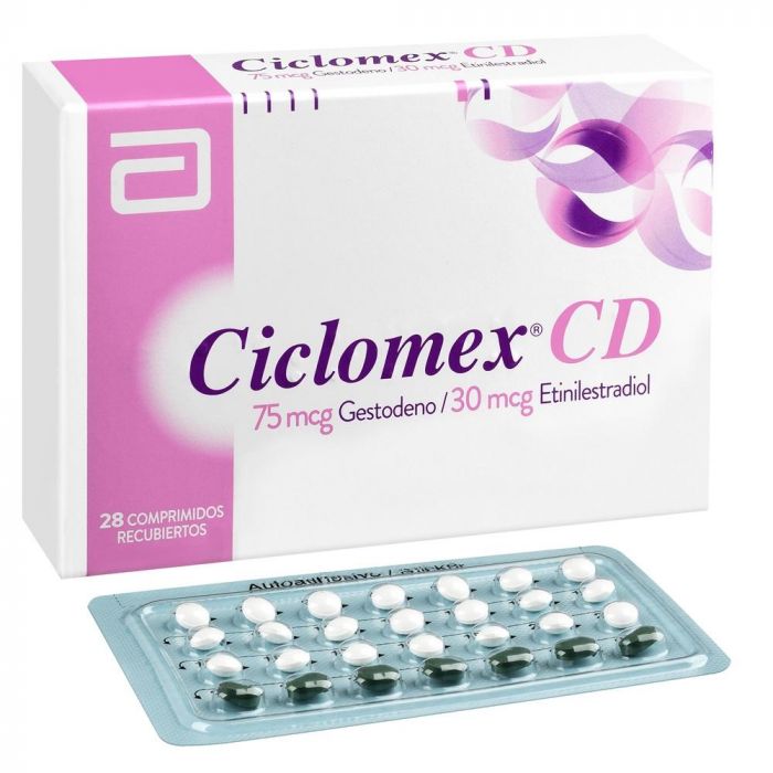 Ciclomex-Cd Comprimidos x 28 (Gestodeno/Etinilestradiol)
