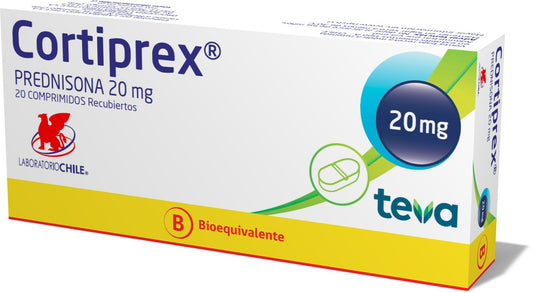 Cortiprex Comprimidos 20 mg x 20 (Prednisona)